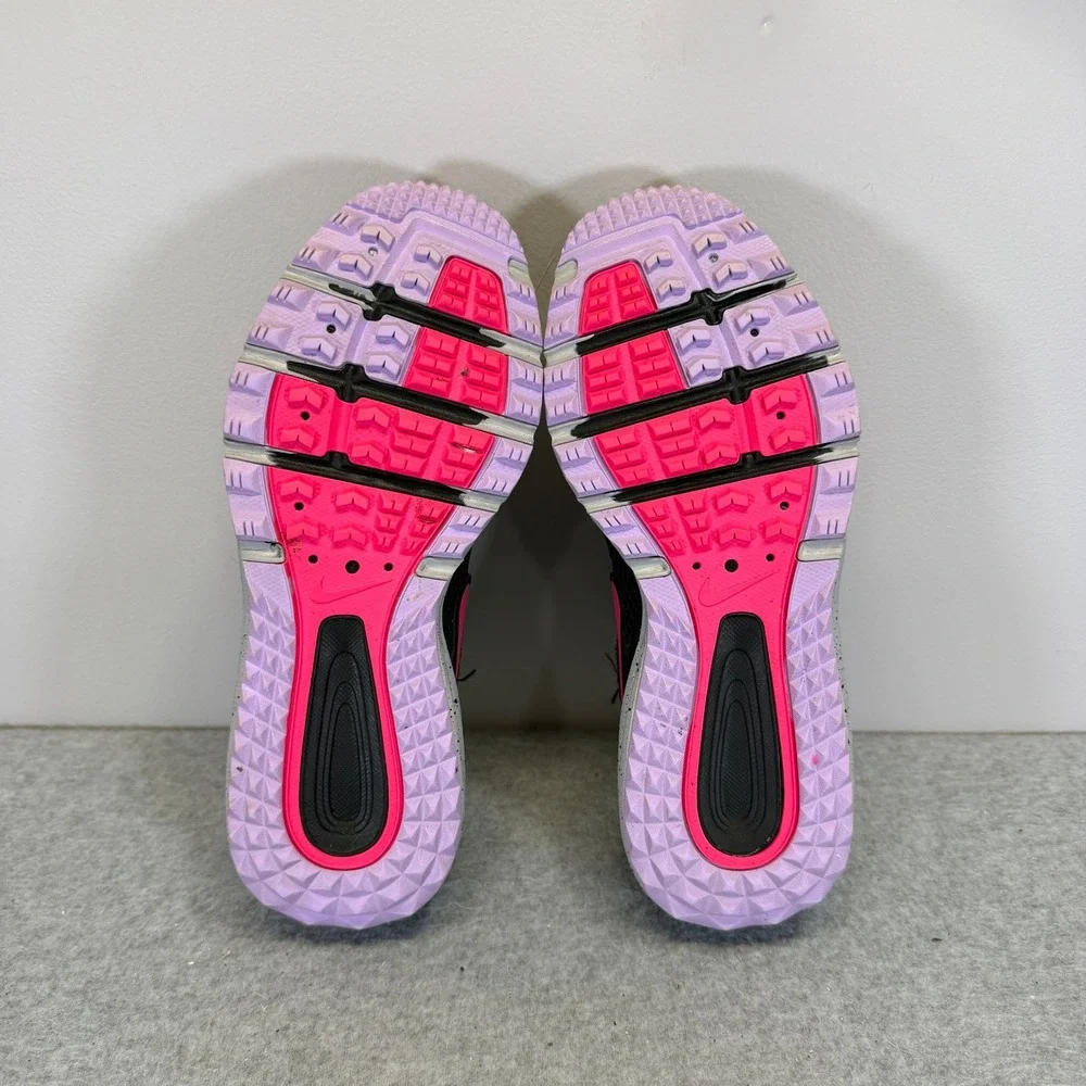 Nike Juniper Trail Running Shoes Womens Size 8.5 Black Pink Purple CW3809-014